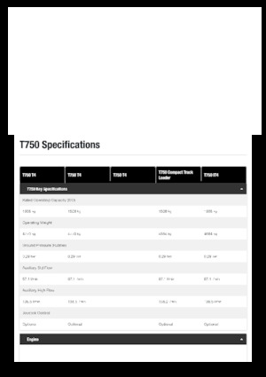 Челни товарачи Bobcat T750