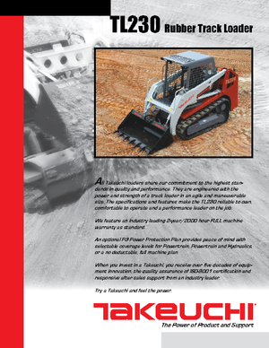 Челни товарачи Takeuchi TL 230