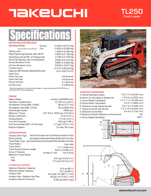 Челни товарачи Takeuchi TL 240