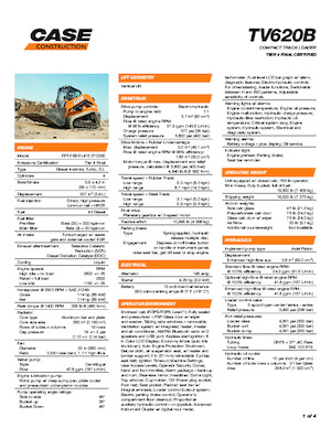 Челни товарачи Case TV620B