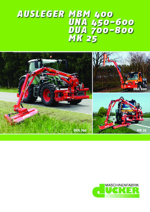 Наклонни косачки Dücker UNA 500 TTM