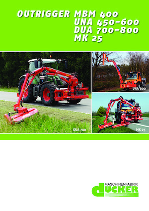 Наклонни косачки Dücker UNA 500 TTM