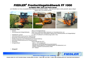 Наклонни косачки Fiedler FF 1000