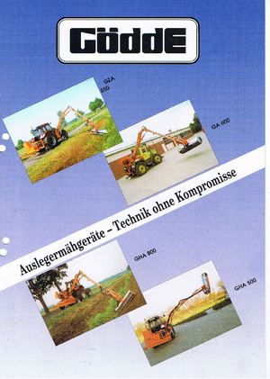 Наклонни косачки Gödde GA 600