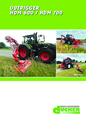 Наклонни косачки Dücker HDM 600  VMS 1200