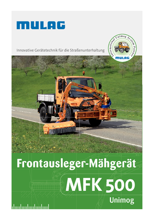 Наклонни косачки Mulag MFK 500