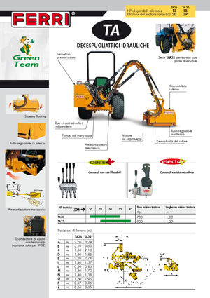 Наклонни косачки Ferri TA 26
