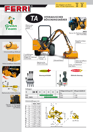Наклонни косачки Ferri TA 26