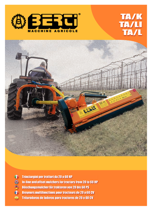 Наклонни косачки Berti TA/L 145