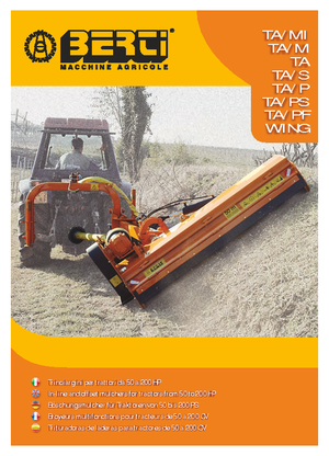 Наклонни косачки Berti TA 180