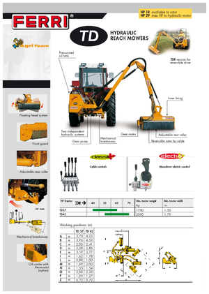 Наклонни косачки Ferri TD 42