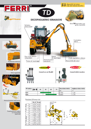 Наклонни косачки Ferri TD 42