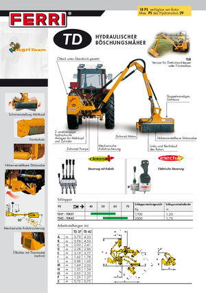 Наклонни косачки Ferri TD 42