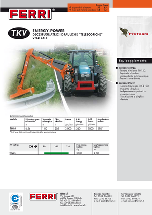 Наклонни косачки Ferri TKV 65