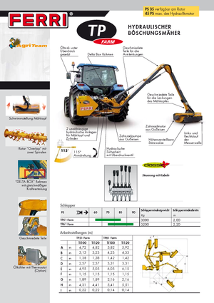 Наклонни косачки Ferri TP 51 Plus