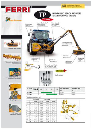 Наклонни косачки Ferri TP 51 Plus