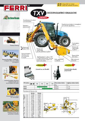 Наклонни косачки Ferri TXV 60