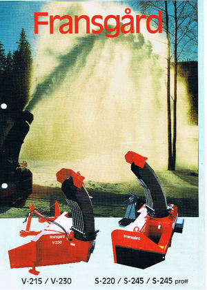 Фрези за сняг Fransgard S 245 proff