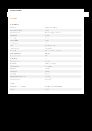 Фрези за сняг Eliet Snowbob 8014 T4