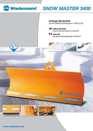 Леки снегорини Wiedenmann 3400