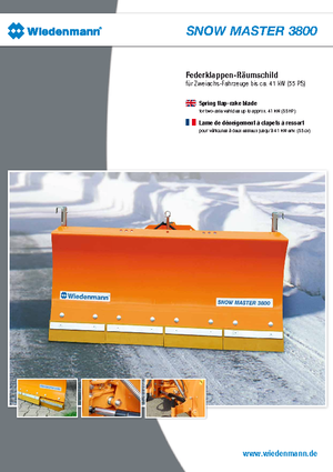 Леки снегорини Wiedenmann 3800