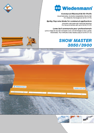 Леки снегорини Wiedenmann SnowMaster 3903