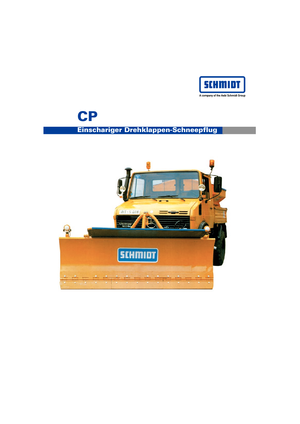 Снегорини с въртящи се капаци Schmidt CP 3