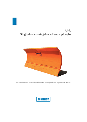 Снегорини с въртящи се капаци Schmidt CPL 21 *