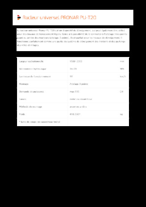 Снегорини с въртящи се капаци Pronar PU-T20