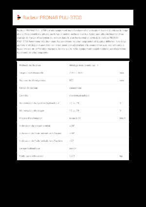 Снегорини с въртящи се капаци Pronar PUU 3700