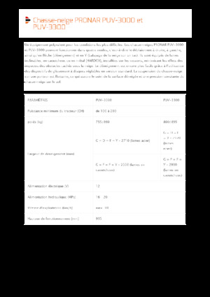 Снегорини с въртящи се капаци Pronar PUV 3300