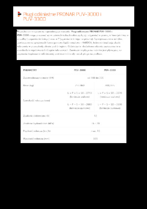 Снегорини с въртящи се капаци Pronar PUV 3300