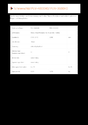 Снегорини с въртящи се капаци Pronar PUV 3600HD