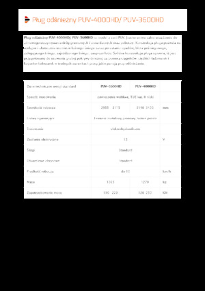 Снегорини с въртящи се капаци Pronar PUV 3600HD