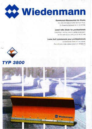 Леки снегорини Wiedenmann 3800
