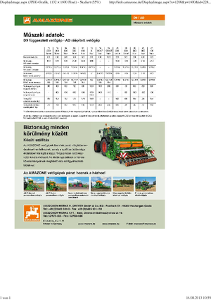 Сеялки Amazone AD 3000 Super RoTec