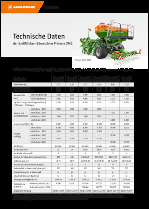Сеялки Amazone Primera DMC 3000
