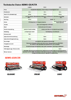 Сеялки Reform Werke Semo-Exacta Disc