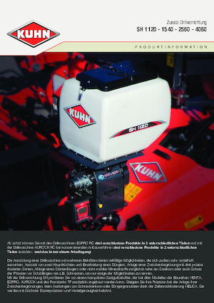 Сеялки Kuhn SH 1120 Isobus
