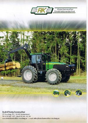 Специални плъзгащи се трактори Kotschenreuther Profi 6820