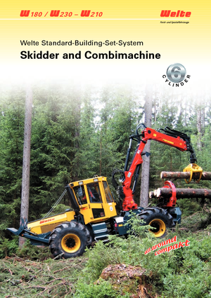 Специални плъзгащи се трактори Welte W 130 K