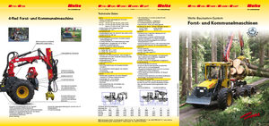 Специални плъзгащи се трактори Welte W 130 K