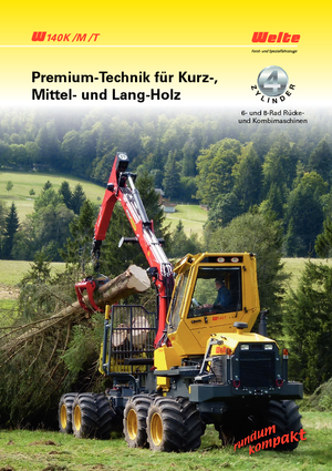 Специални плъзгащи се трактори Welte W 140 T