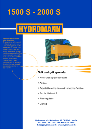 Разпъсквателни приставки Hydromann 1500 S