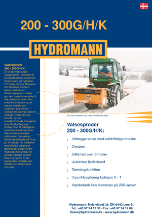 Разпъсквателни приставки Hydromann 200 G