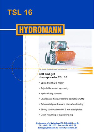 Разпъсквателни приставки Hydromann TSL 16