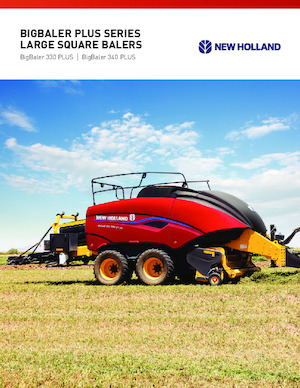 Големи квадратни преси + преси с висока плътност New Holland BigBaler 330 PLUS CropCutter® Packer Cutter