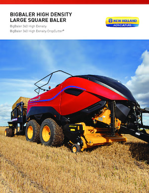 Големи квадратни преси + преси с висока плътност New Holland BigBaler 340 High Density CropCutter® Rotor Cutter