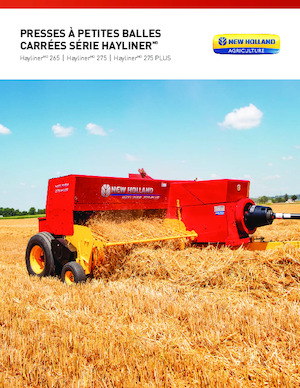 Големи квадратни преси + преси с висока плътност New Holland Hayliner 275 PLUS