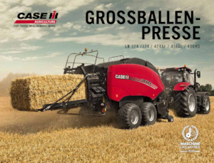 Големи квадратни преси + преси с висока плътност Case IH LB 434 XL
